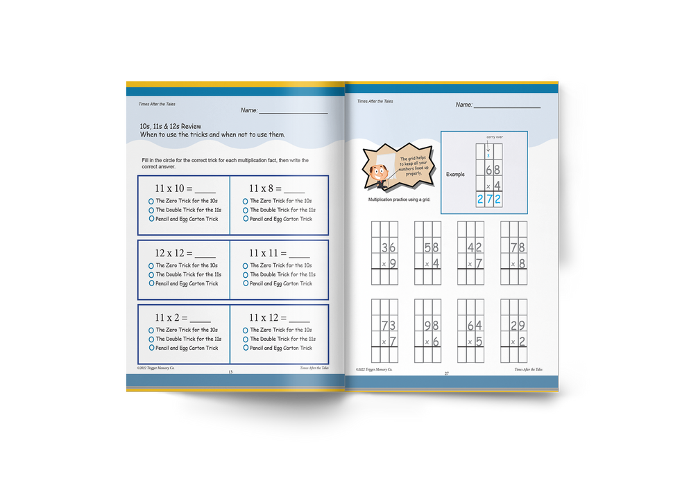 Times Tales® Multiplication Mastery Online Course - 25 Student Classroom Ed. - Physical Wkbks.