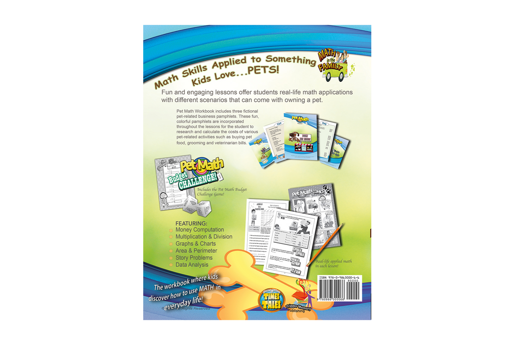 Pet Math Workbook (Grades 3-5) — The Home of Times Tales!
